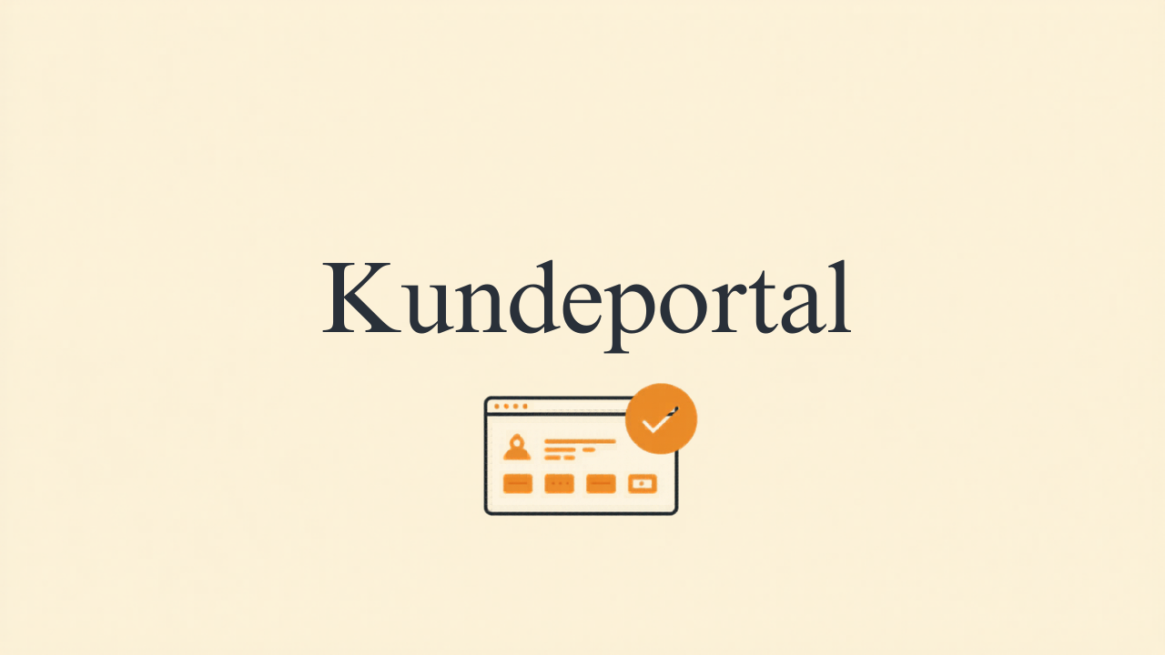 Illustrasjon: kundeportalen i Tally
